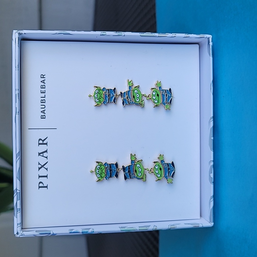 Disney Pixar BaubleBar Alien Earrings